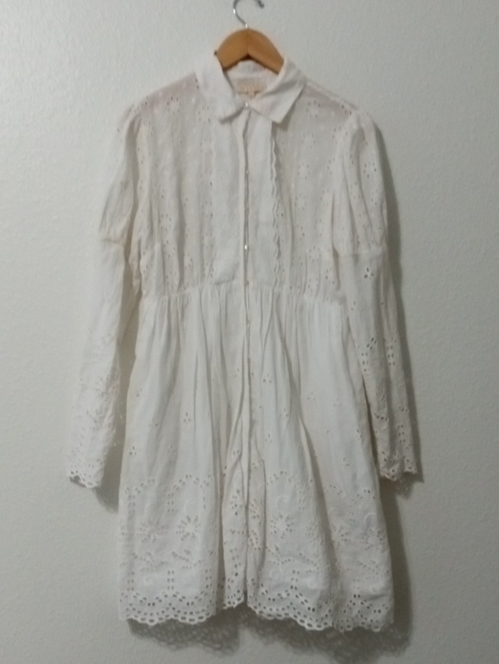 By Timo Eyelet Shirtdress